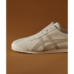「Onitsuka Tiger」 スリッポン 23.5 ブラウン系その他 レディース