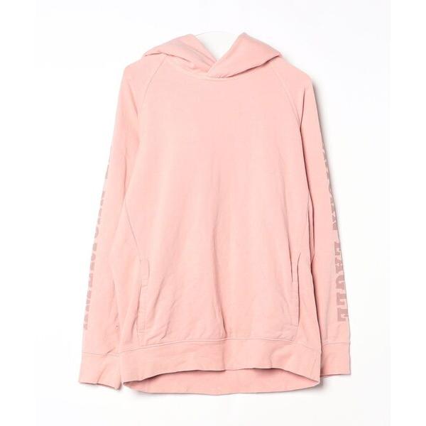 「American Eagle」 プルオーバーパーカー M ピンク メンズ