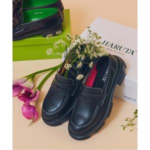 ローファー Casselini(キャセリーニ)「HARUTA×Casselini」Contrast Stitch Loafer レディース