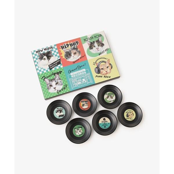 食器 「オンラインストア限定」レコード型ミニプレート6枚セット/Cat's NapTime