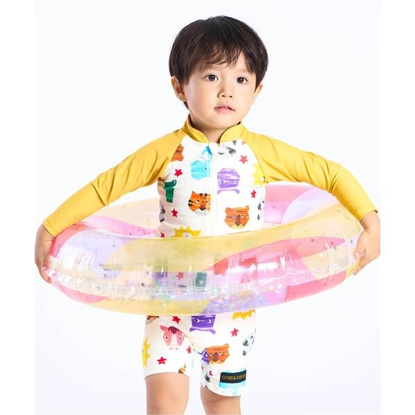 ラッシュガード 動物切り絵柄ラッシュガード キッズ 子供 男の子