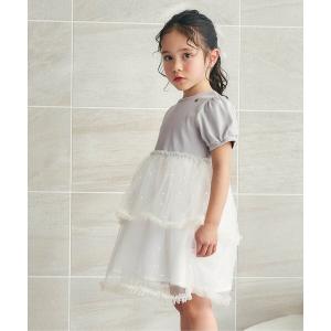 ワンピース フリルチュールドッキングワンピース ...の商品画像