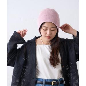 ニット帽 ニットキャップ :「プチプラ」ギャザーデザインビーニー レディース