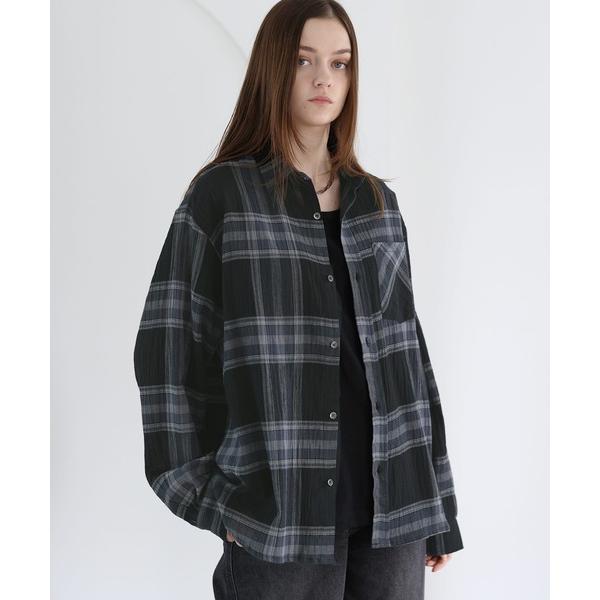 シャツ リンクルシアーチェックシャツ メンズ レディース