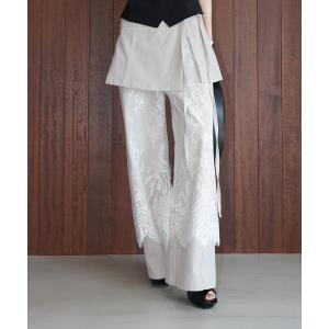 パンツ シアーレースレイヤードパンツ chw26s123 レディース メンズ