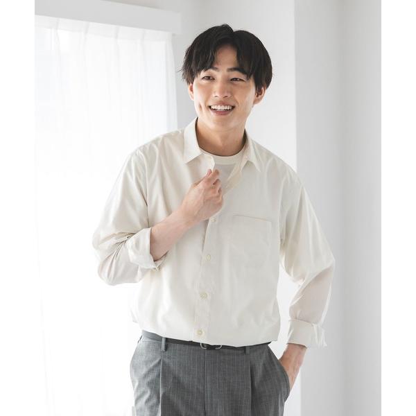シャツ イージーケアリネンMIXシャツ/長袖/636461 メンズ