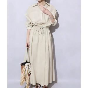ワンピース ドロストスキッパーロングシャツワンピースの商品画像