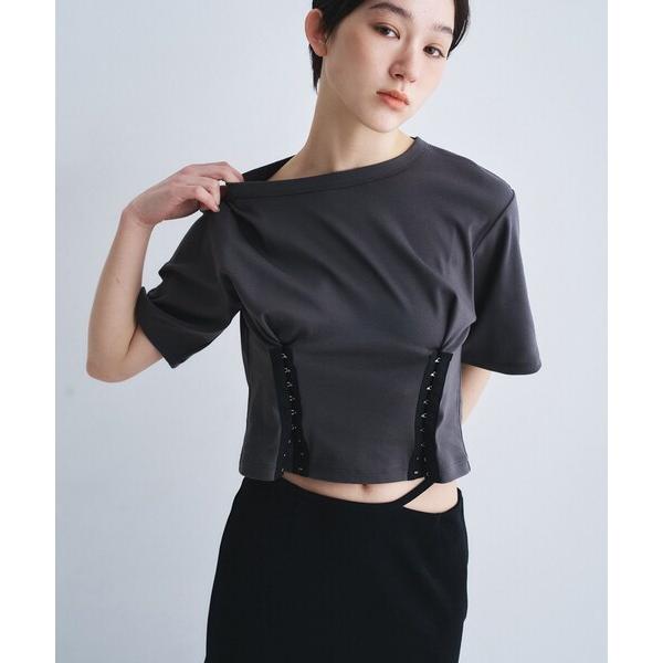 tシャツ corset jersey tee レディース