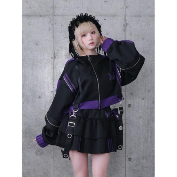 ジャージ ウサギ耳バイカラージャージトップス レディース メンズ