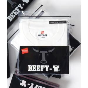 tシャツ Hanes/へインズ BEEFY/ビーフィー 無地 クルーネック 半袖Tシャツ/1P パックT/レディース メンズ メンズ レディース