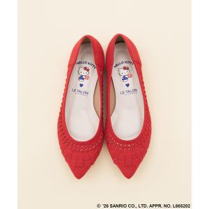 シューズ Sanrio characters×LE TALON ポインテッドサシメッシュフラット レディース