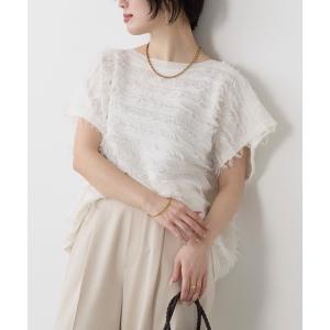 ニット セーター フリンジニットプルオーバー レディース