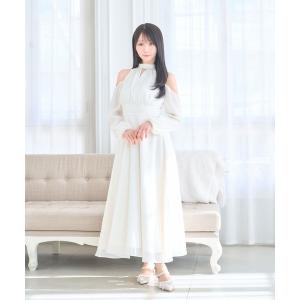 Rose Muse（ロゼミューズ） ワンピース Lace ribbon knit sew one