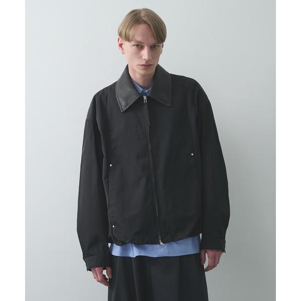 ブルゾン アウター 「STUDIOUS」Leather collar Balloon Blouson...