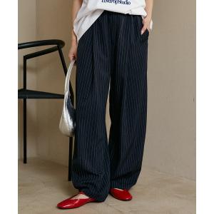 スラックス PUBLUX/パブリュクス LOVE POP STUDIO イージー スラックス パンツ　限定展開 メンズ レディース