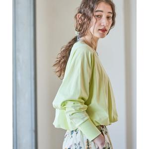 tシャツ バルーンクロップドロンＴ レディース