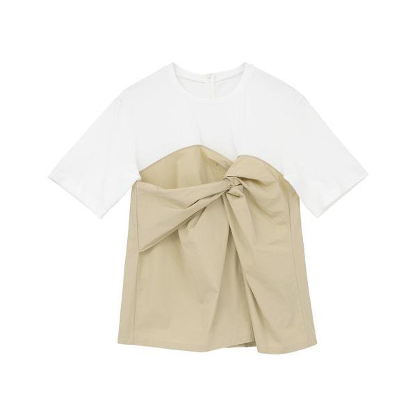 tシャツ 半袖 ビスチェコンビTシャツ レディース