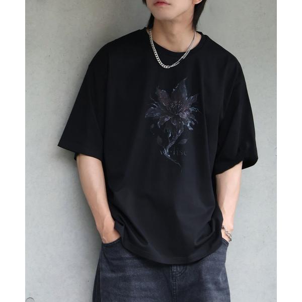 tシャツ 「welise/ウェライズ」シルケットライクスムースコットン 26'モードグラフィックプリ...