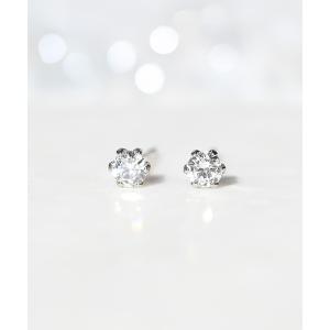 ピアス PT900　0.05ct ダイヤモンド　ピアス レディース メンズ