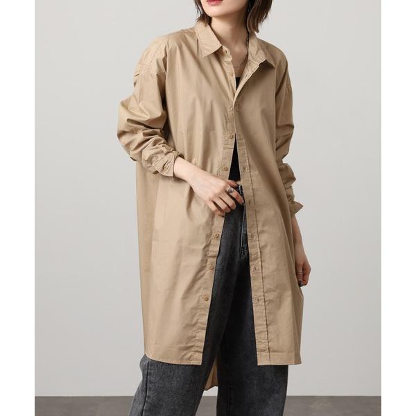 シャツ コットンブロードLONGシャツ メンズ レディース