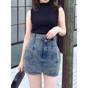 ジーンズ デニム デニムパンツ コルセットスカパン レディース