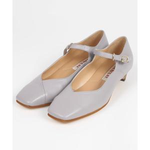 パンプス BARCLAY（バークレー）足首ストラップスクエアトゥパンプス