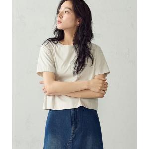 tシャツ 半袖 ボックスシルエット クロップド丈Ｔシャツ レディース