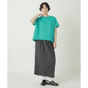ZUCCa（ズッカ） tシャツ (S)DRAPE DOCKING JERSEY レディース