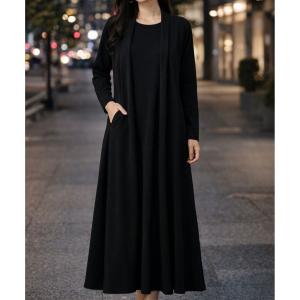 ワンピース 「Re:Birth＋」レイヤード風きれいめワンピース