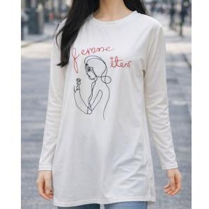 ワンピース 「Re:Birth＋」オーナメントデザインチュニック