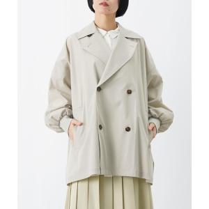 トレンチコート コート LC/LLL ミドル丈オーバートレンチコート レディース