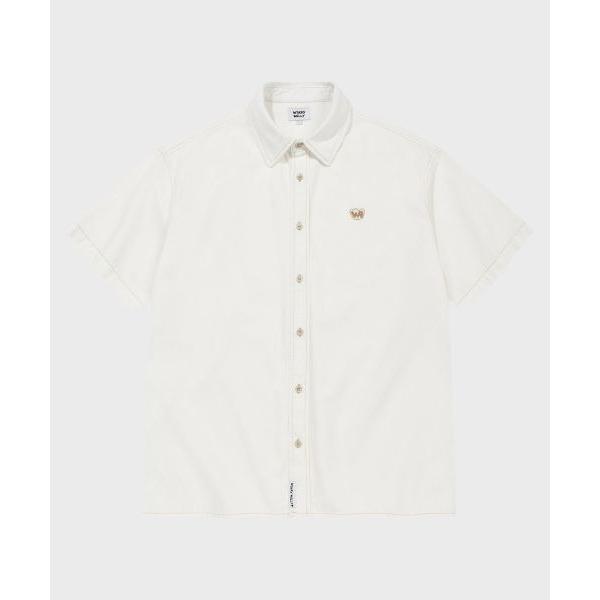tシャツ DENIM WASHED SHORT-SLEEVED SHIRT メンズ レディース