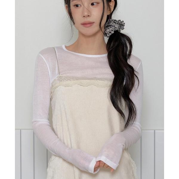 tシャツ 「2026SS新作アイテム」「レイヤードコーデにおすすめ」ベーシックテンセルラップラウンド...