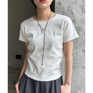 tシャツ 「汗染み防止/2サイズ展開」ジミレスコンパクトT レディース