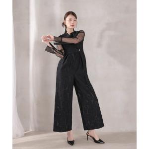 LE'RURE パンツドレス Tiered frill sleeve set up pants : ZOZOTOWN