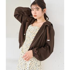 ブルゾン アウター 2026春夏新作 フードシアーブルゾン レディース