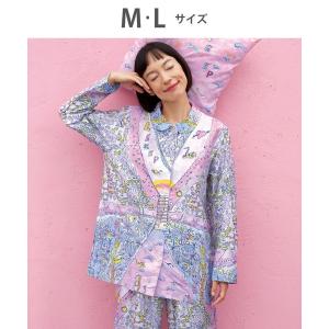 パジャマ ルームウェア 綿100%(本体)　パジャマ　長袖　長ズボン レディース