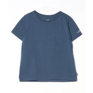 「THE NORTH FACE」 半袖Tシャツ X-LARGE ブルー レディース