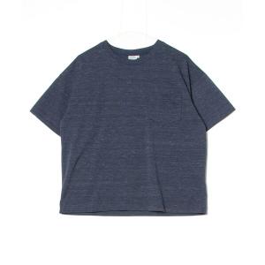 「THE NORTH FACE」 半袖Tシャツ L ネイビー レディース