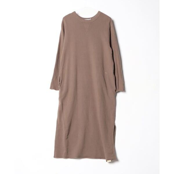 「AMERICANA」 長袖ワンピース - ブラウン レディース