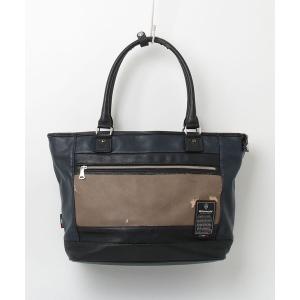 「Bianchi」 トートバッグ - ネイビー メンズ