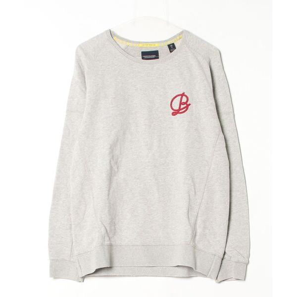 「SCOTCH&amp;SODA」 ワンポイントスウェットカットソー M グレー レディース