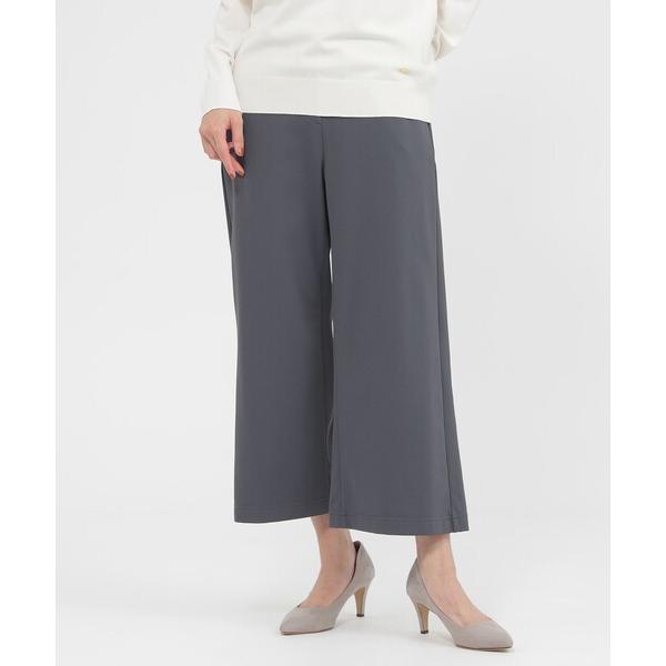 「EVEX by KRIZIA」 クロップドパンツ 42 チャコールグレー レディース