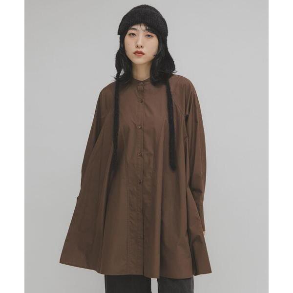 「KBF」 長袖ワンピース ONE ブラウン レディース