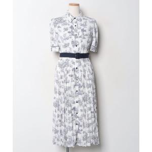 「LAISSE PASSE」 半袖ワンピース SMALL アイボリー レディース