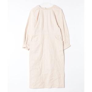 「titivate」 長袖ワンピース M ベージュ レディース