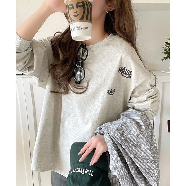 「Java」 長袖カットソー X-LARGE オートミール レディース