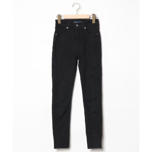 「Levi's」 スキニーデニムパンツ 24inch ブラック レディース