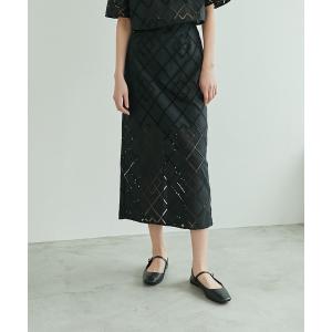 「LE CIEL BLEU」 スカート 34 ブラック レディース