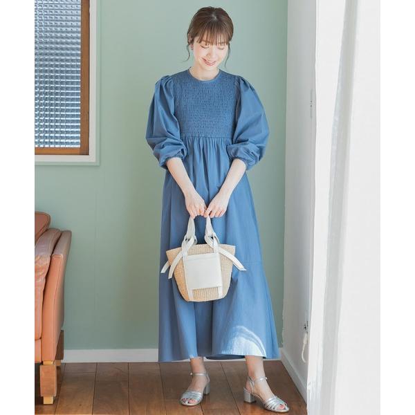 「URBAN RESEARCH Sonny Label」 長袖ワンピース FREE ブルー レディー...